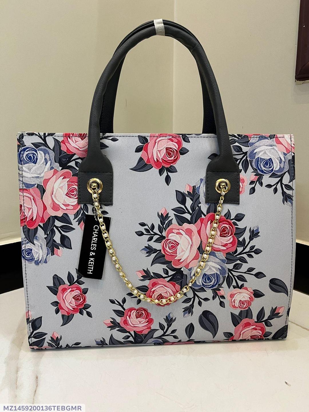 Girls stylish printed tote hand beg