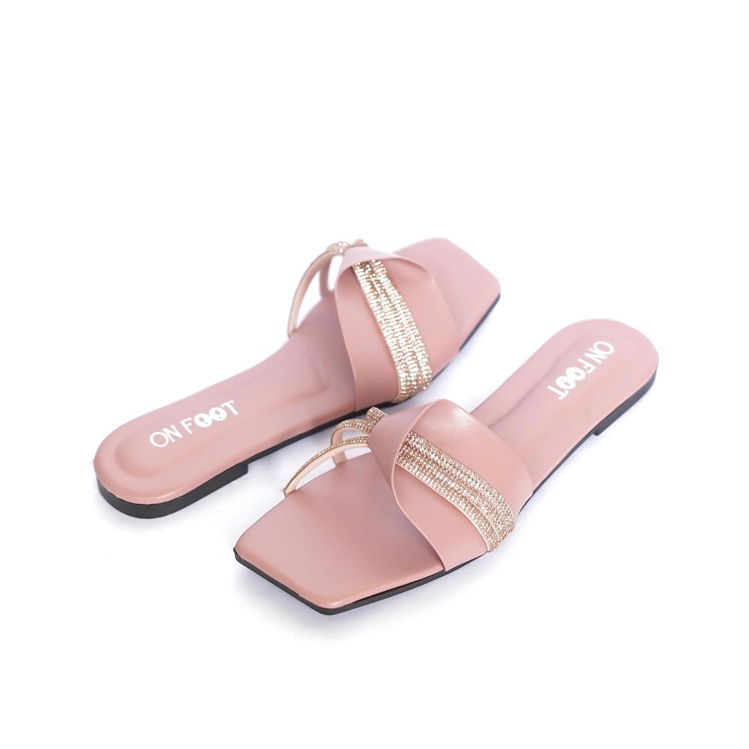 Women's Rexine fancy flats for girls