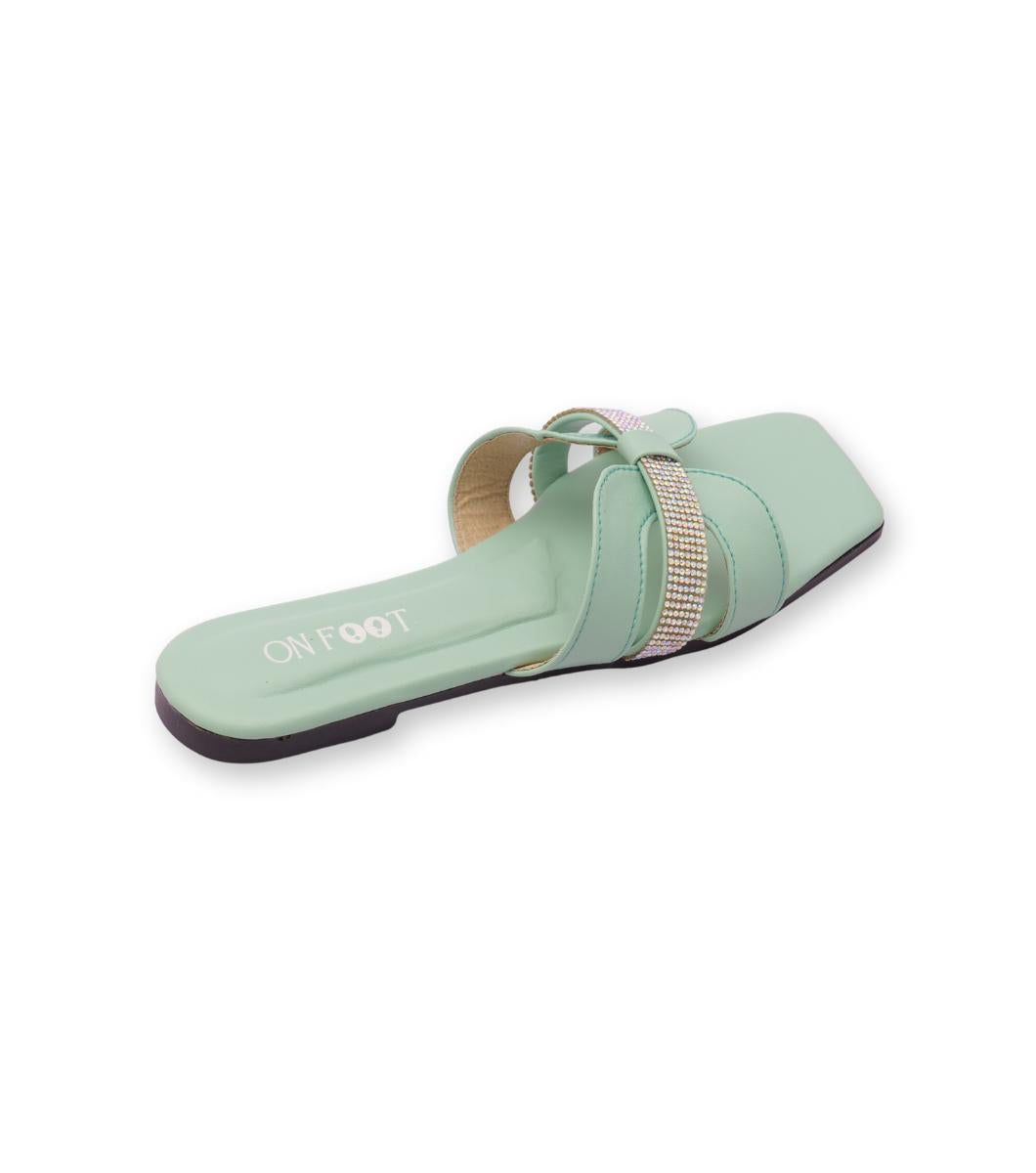 Women's Rexine fancy flats