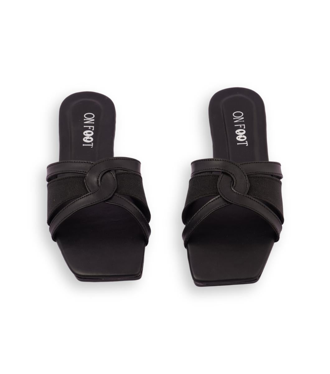 Women's Rexine fancy slippers
