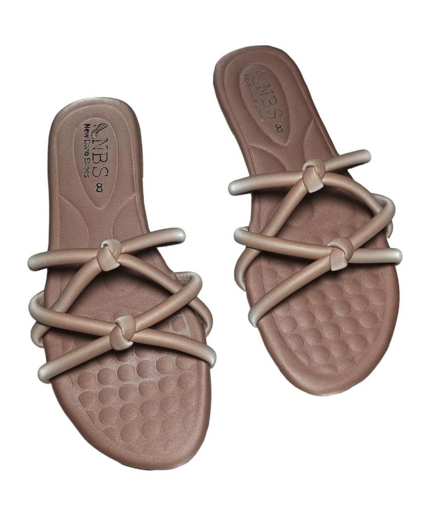 Stylish women's casual pvc flats 1 pair Available in a Multi size