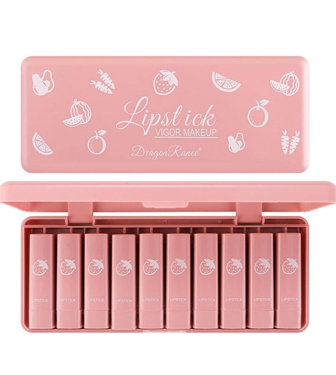 12 pcs high pigmented Matte Lipstick set bold colours for every occasion
