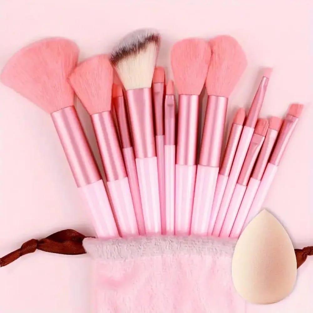 Colourful makeup brushes set for practicing makeup brushes 13 pcs set of essentials tools 🔥
