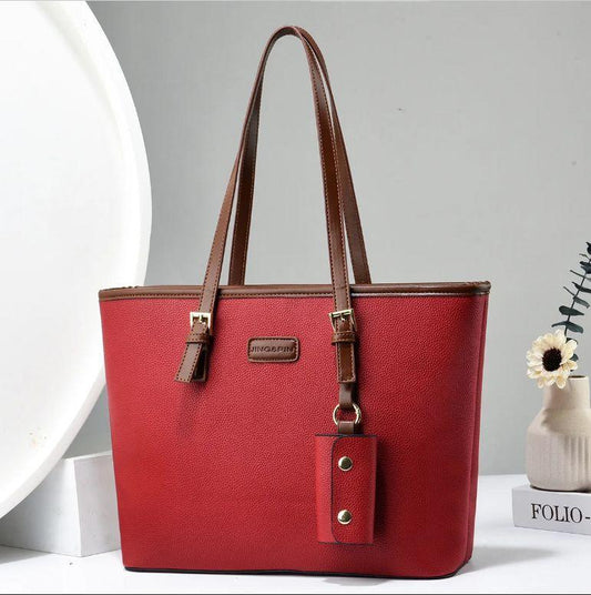 Women's Rexine plain tote hand beg
