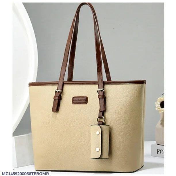 Women's Rexine plain tote hand beg