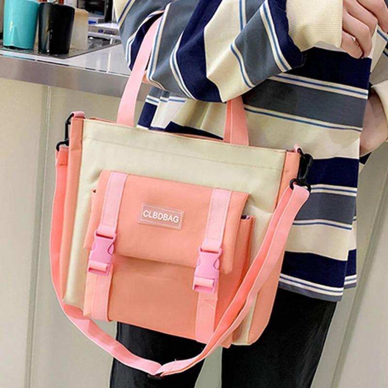 4 pcs nylon backpack 🎒 for girls and boys