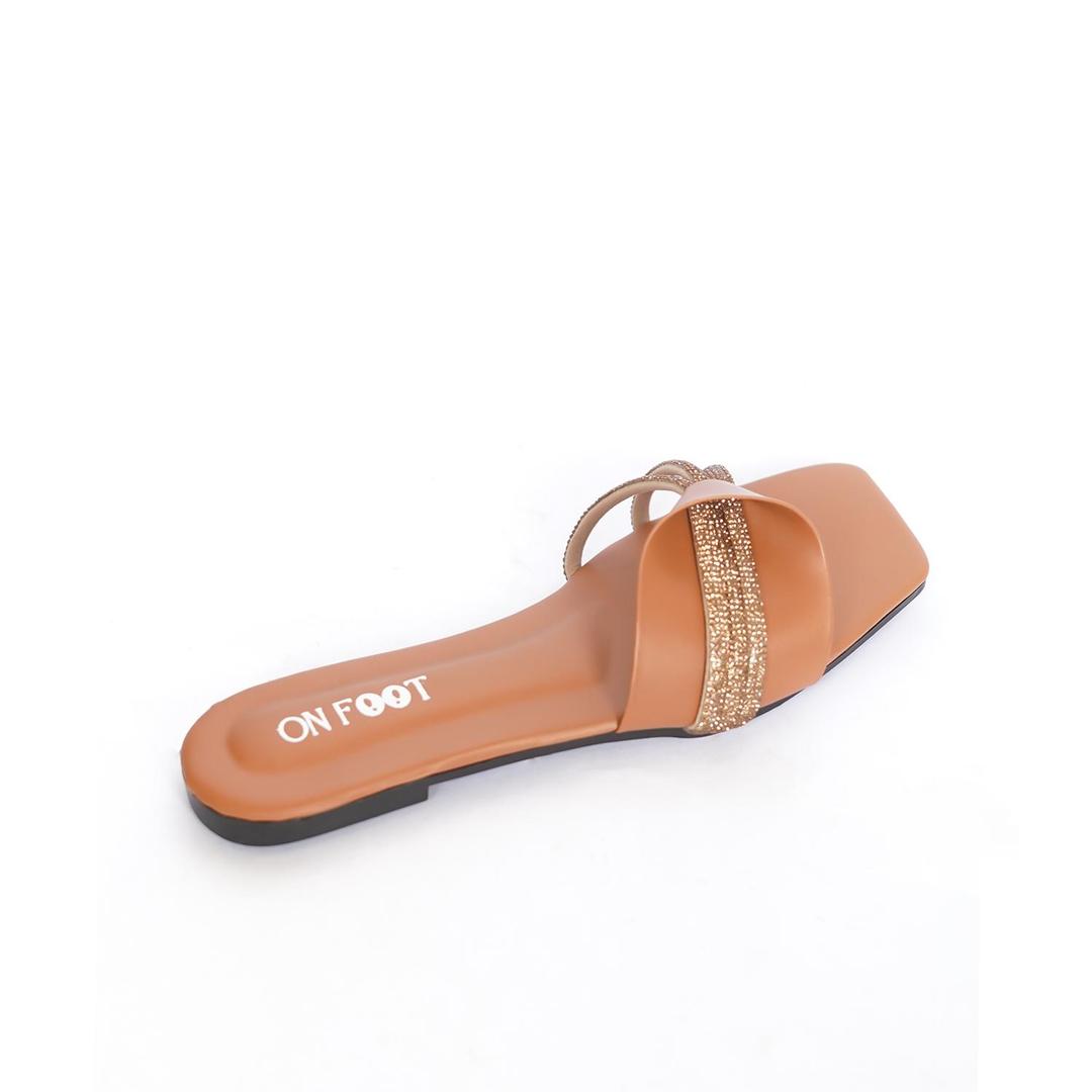Women's Rexine fancy flats for girls