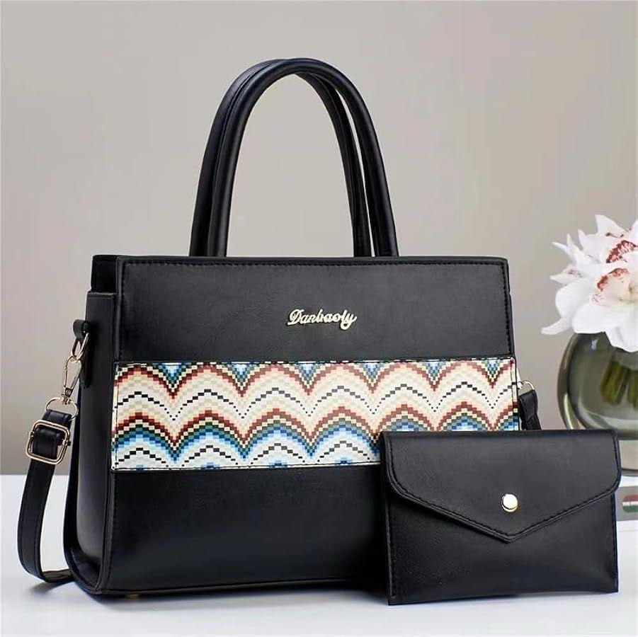 Girls Rexine printed tote hand beg stylish girls hand beg