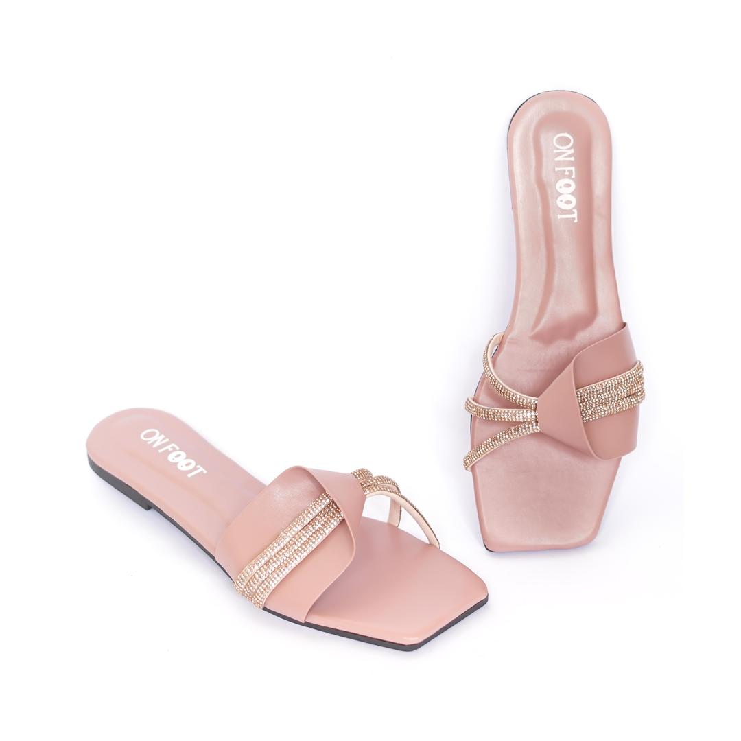 Women's Rexine fancy flats for girls