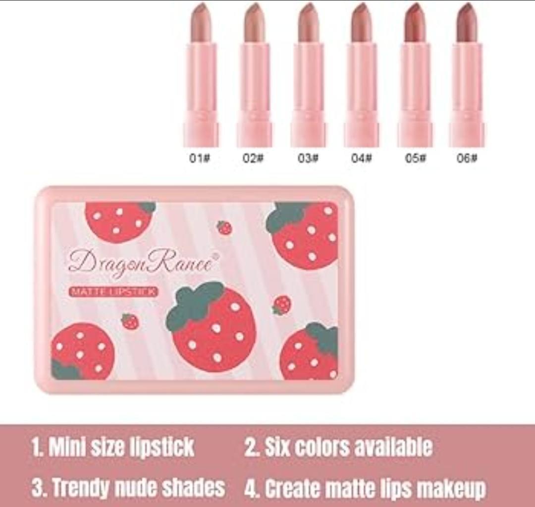 12 pcs high pigmented Matte Lipstick set bold colours for every occasion