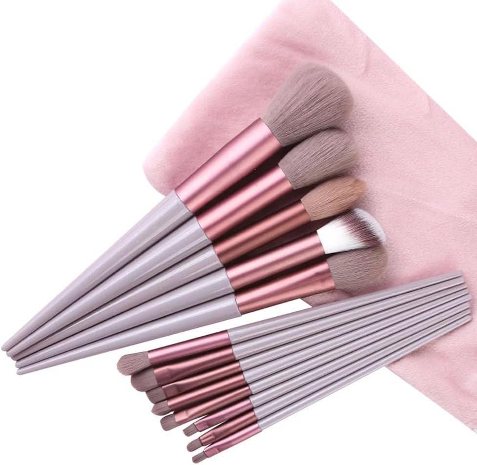 Colourful makeup brushes set for practicing makeup brushes 13 pcs set of essentials tools 🔥