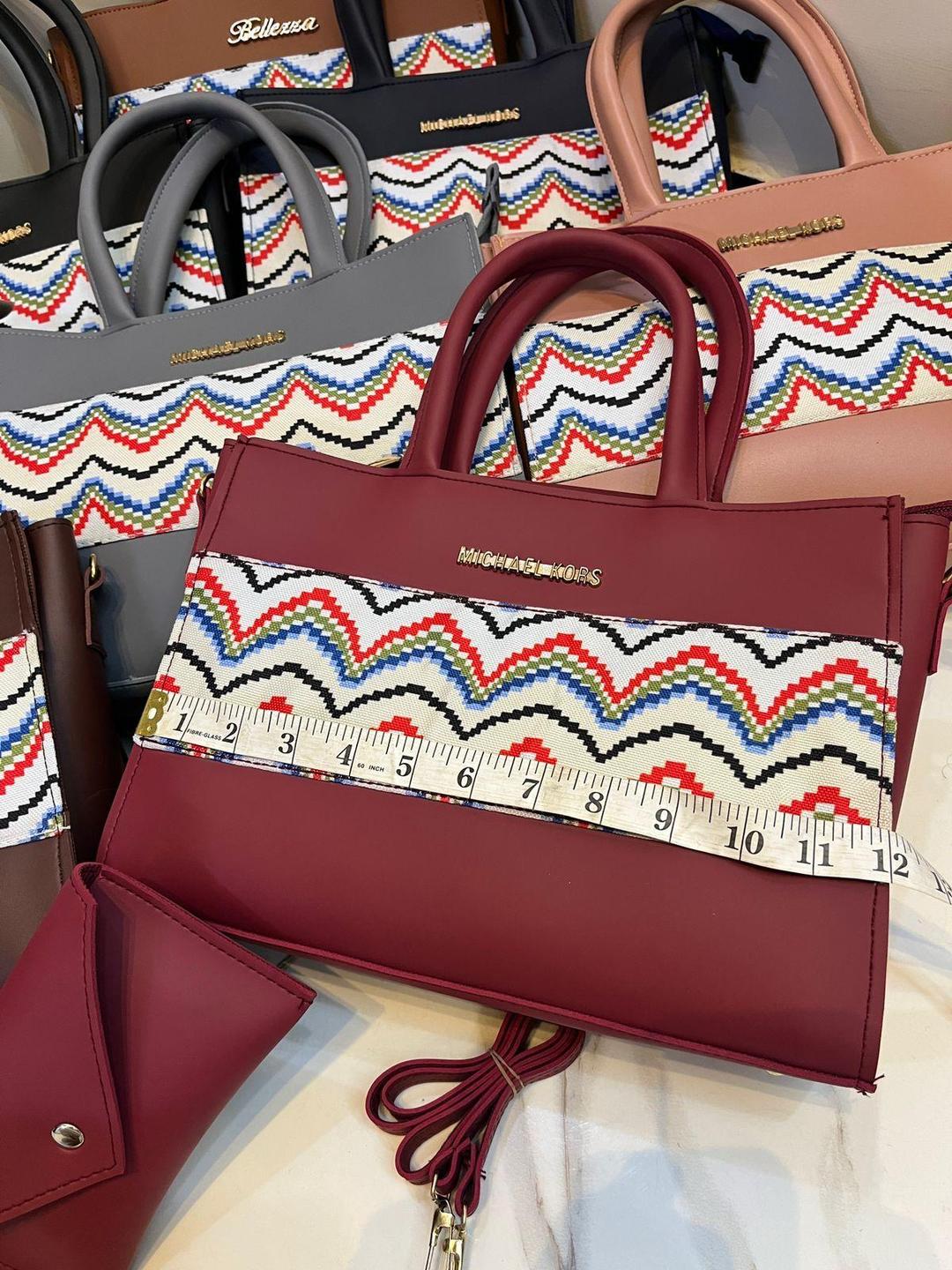 Girls Rexine printed tote hand beg stylish girls hand beg