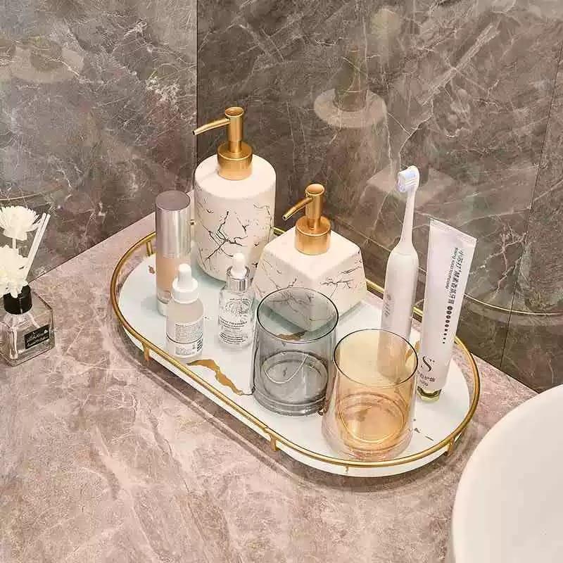 Matel makeup organizer pouch waterproof storage solutions for organized makeup