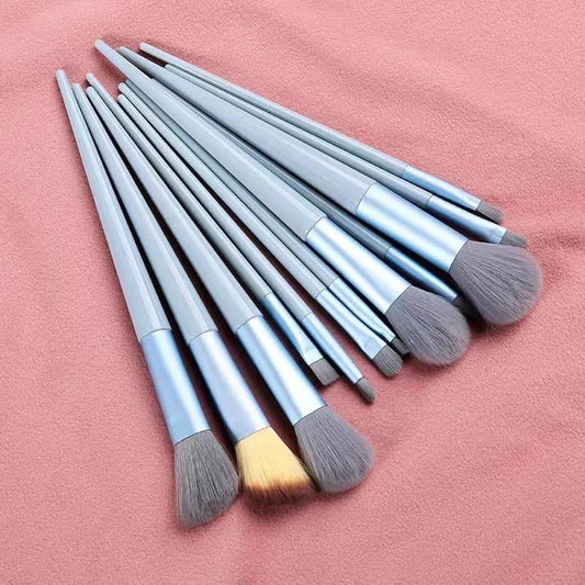 Colourful makeup brushes set for practicing makeup brushes 13 pcs set of essentials tools 🔥