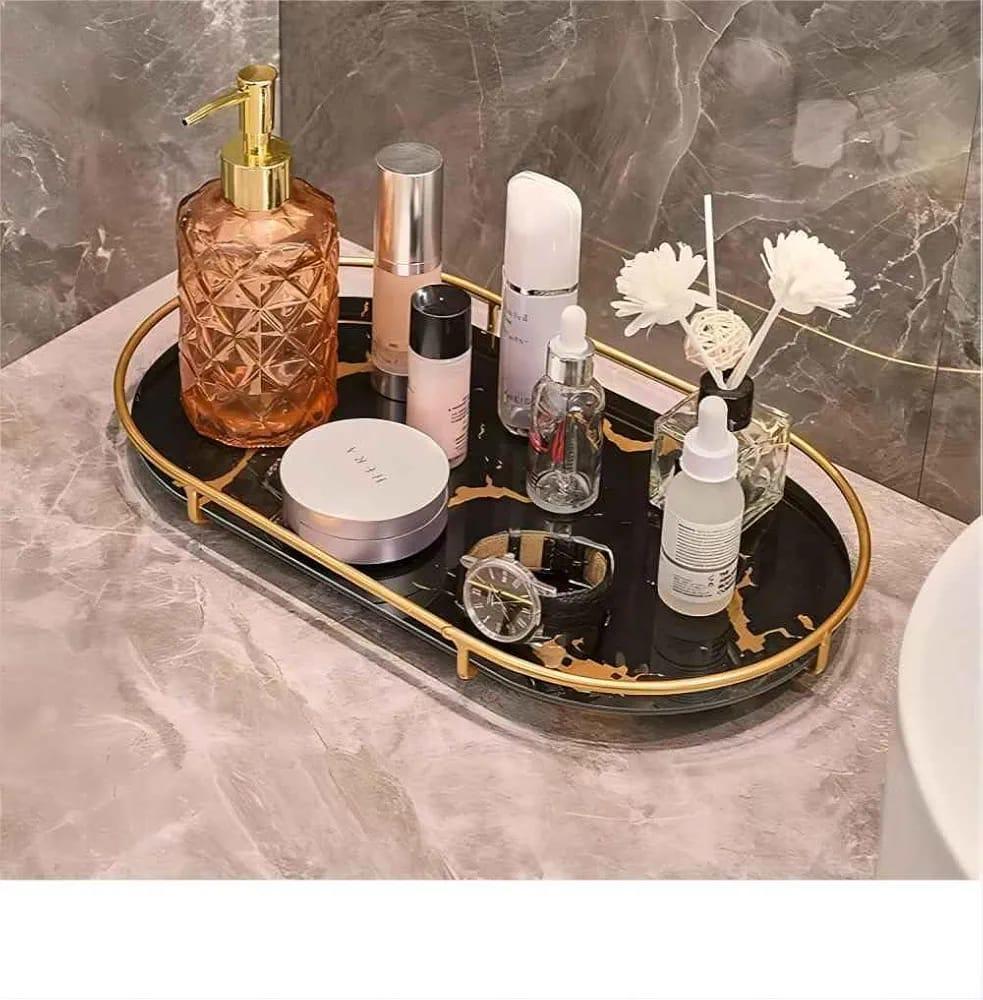 Matel makeup organizer pouch waterproof storage solutions for organized makeup