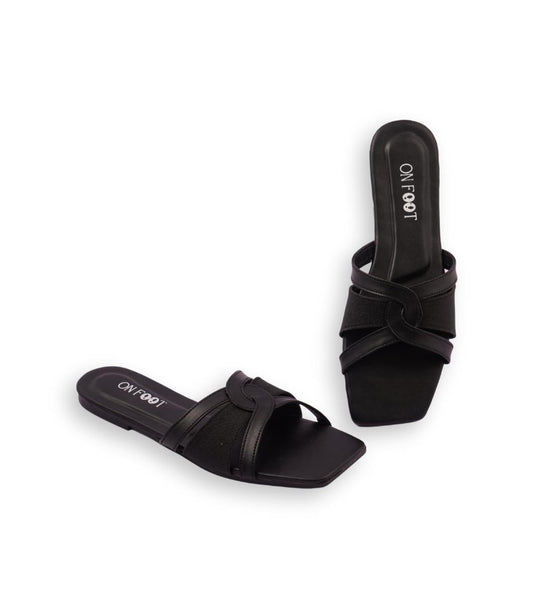 Women's Rexine fancy slippers